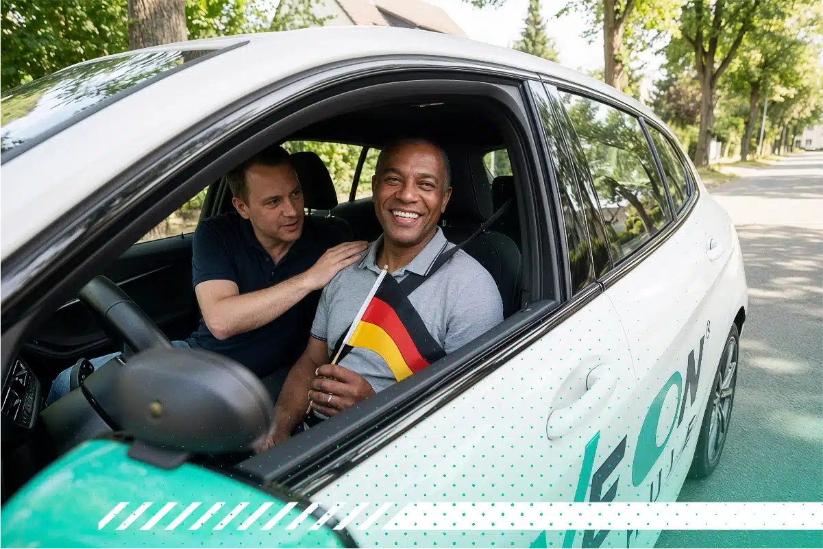 Ein Mann mit einem auslädnischen Führerschein möchte den Führerschein Umschreiben damit er in Deutschland Autofahren kann