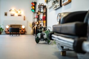 Retroecke in der Drive On Fahrshcule Bochum